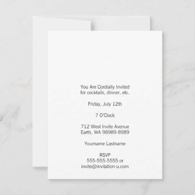Posada Calavera Couple Invitation (Front)