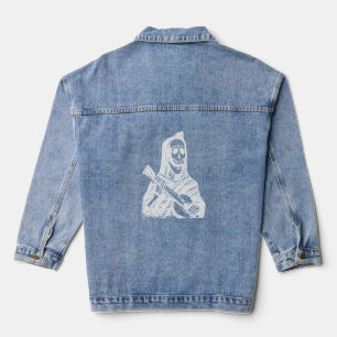 Posada Calavera Guitar Denim Jacket