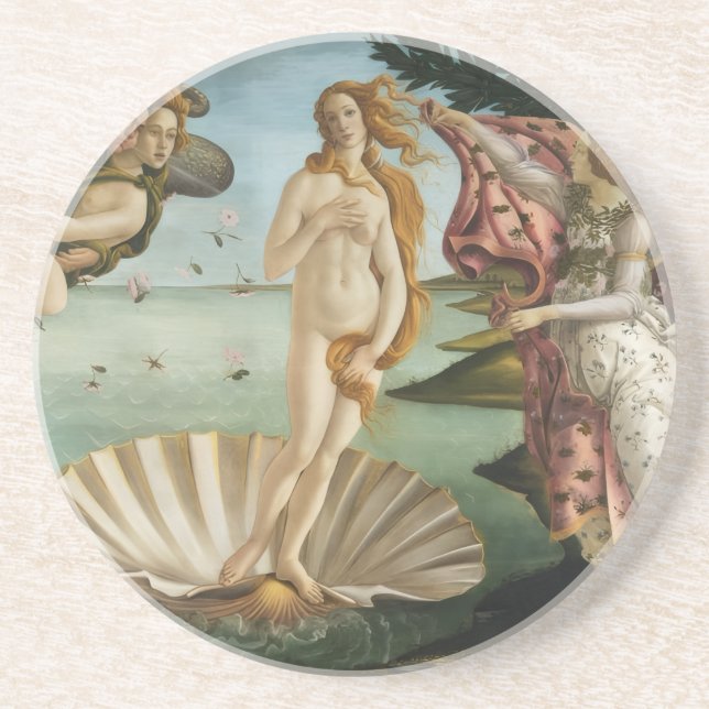 Posavasos de El nacimiento de Venus de Sandro Coaster (Front)
