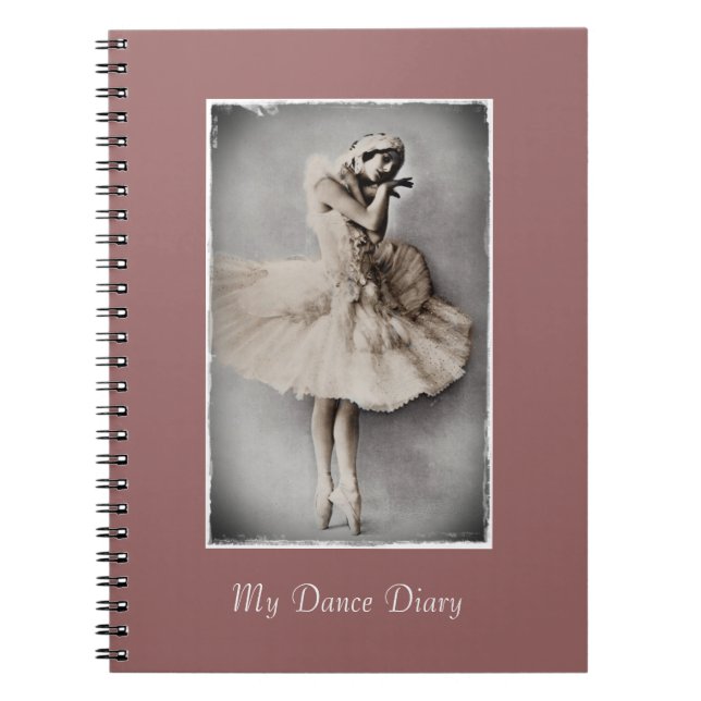Posed en Pointe Notebook (Front)