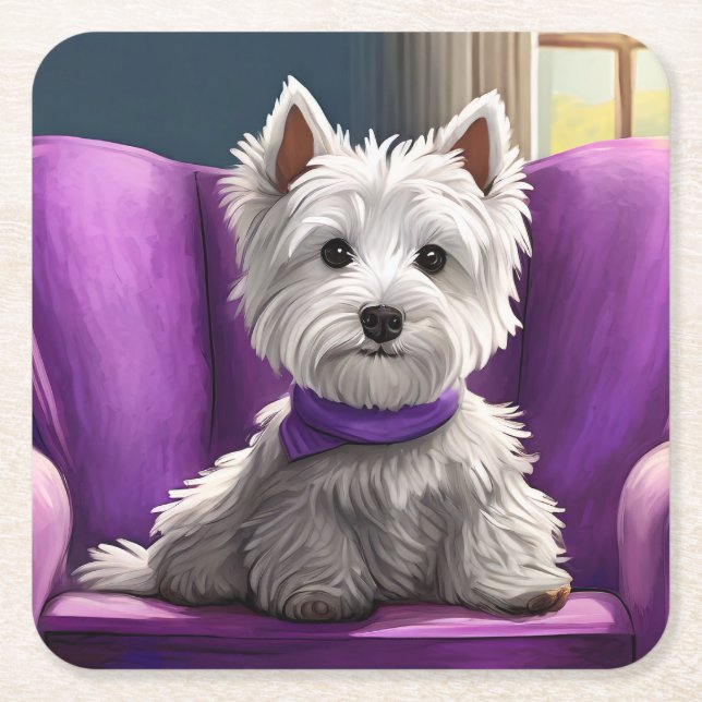 Posed on Purple Coaster (Front)