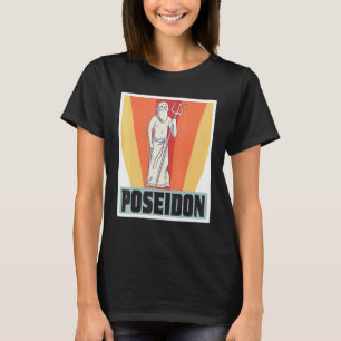 Poseidon God Greek Mythology Ancient Greece T-Shirt