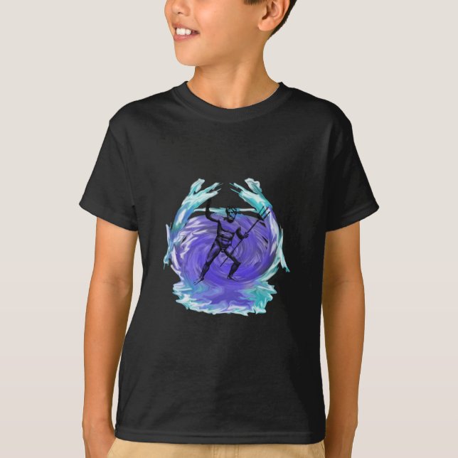 Poseidon God of the Sea 1 T-Shirt (Front)