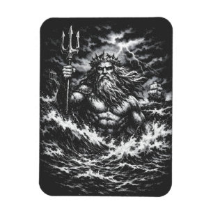 Poseidon — Lord of the Deep by BurnsInHell Magnet