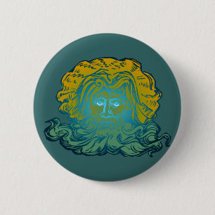 Poseidon Neptun 6 Cm Round Badge