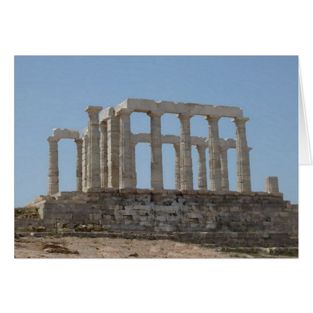 Poseidon Temple at Cape Sounian (Front Horizontal)