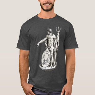 Poseidon Trident Greek God Mythology T-Shirt