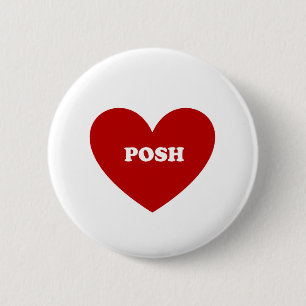 Posh 6 Cm Round Badge