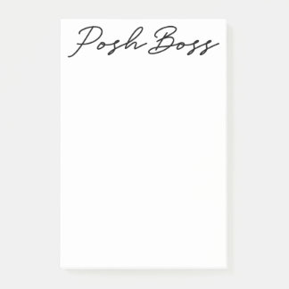 Posh Boss 4x6 Minimalist Sticky Notes