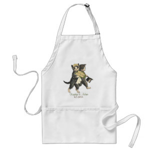 Posh Cats Wedding Apron