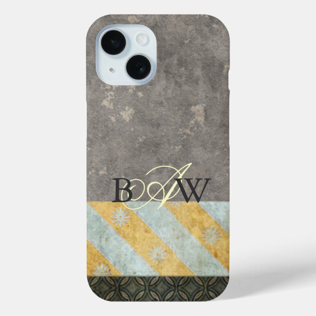 Posh iphone case fabric prints (Back)