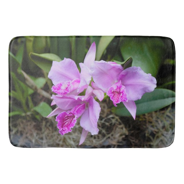 Posh Orchids  Bath Mat (Front)