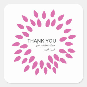 Posh Petals Berry Customisable Sticker