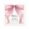 Posh Pink Coquette Bow Baby Shower