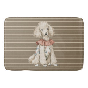 Posh Poodle Dog Bath Mat