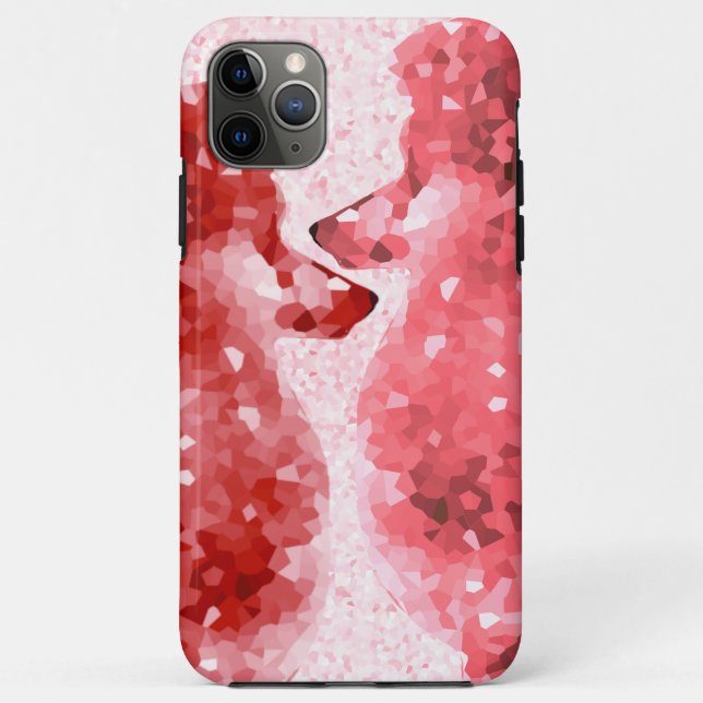 Posh Poodle Love Pretty Chic Modern Case-Mate iPhone Case (Back)