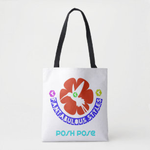 posh pose tote bag