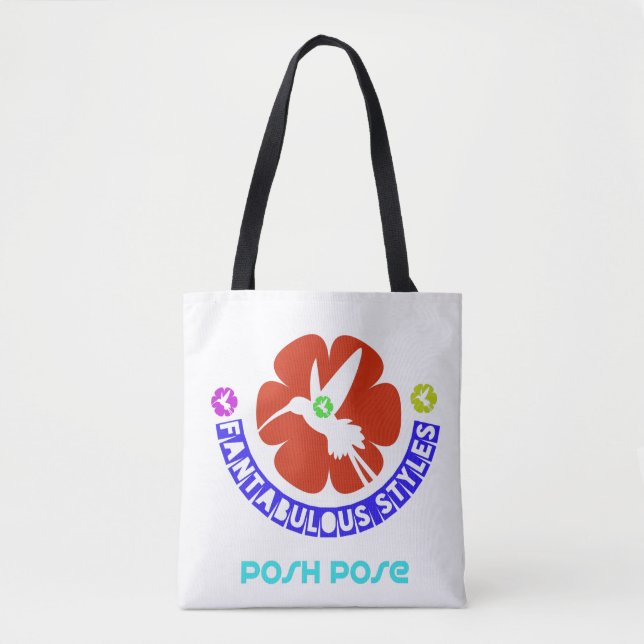posh pose tote bag (Front)