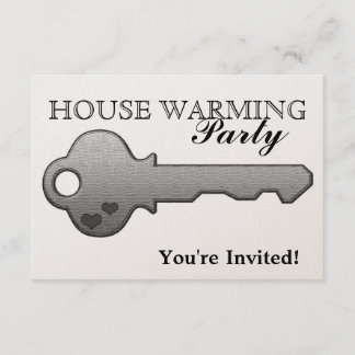 Posh Shimmer House Warming Party Invitations