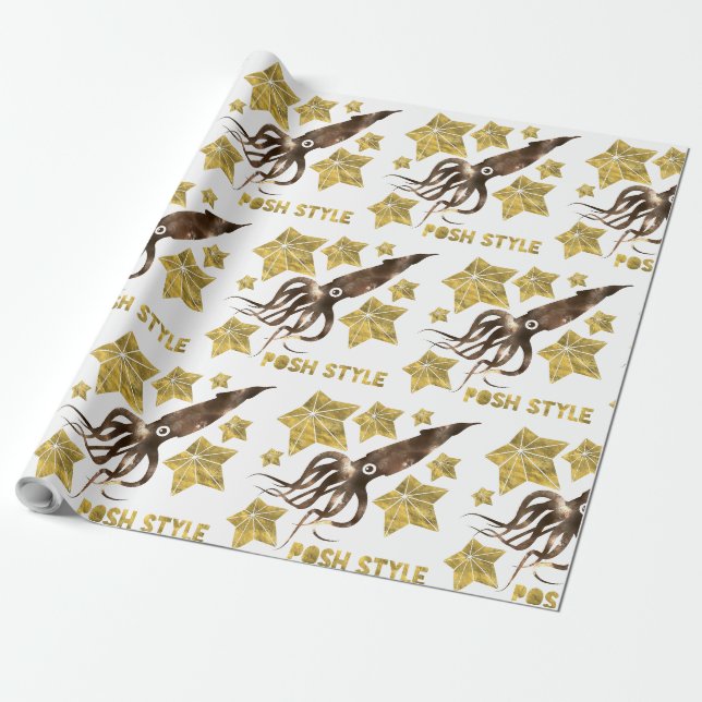 posh style wrapping paper (Unrolled)