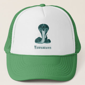 POSING COBRA TRUCKER HAT