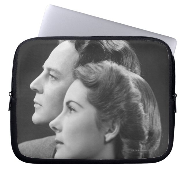 Posing Couple Laptop Sleeve (Front)