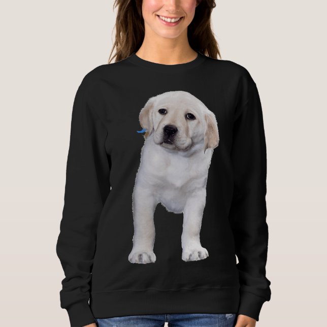 Posing Labrador Retriever Sweatshirt (Front)