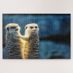 Posing meerkats jigsaw puzzle