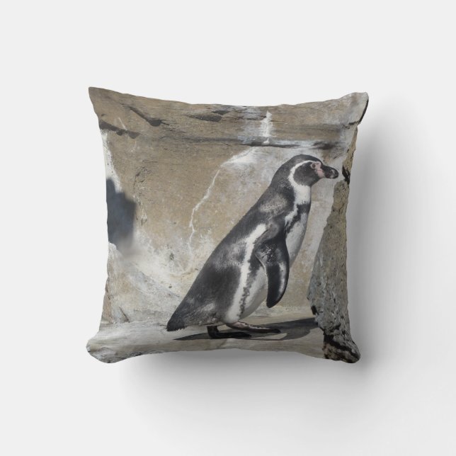 Posing Penguin Cushion (Front)