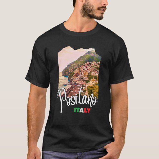 Positano Amalfi Coast  1 T-Shirt (Front)