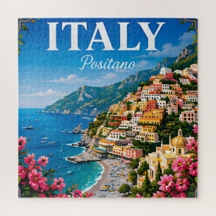 Positano Amalfi Coast Italy Travel Jigsaw Puzzle
