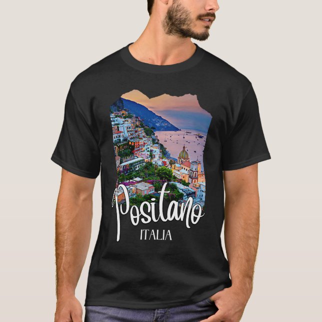 Positano Amalfi Coast T-Shirt (Front)