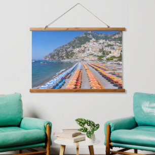 Positano Beach Amalfi Coast Italy Hanging Tapestry