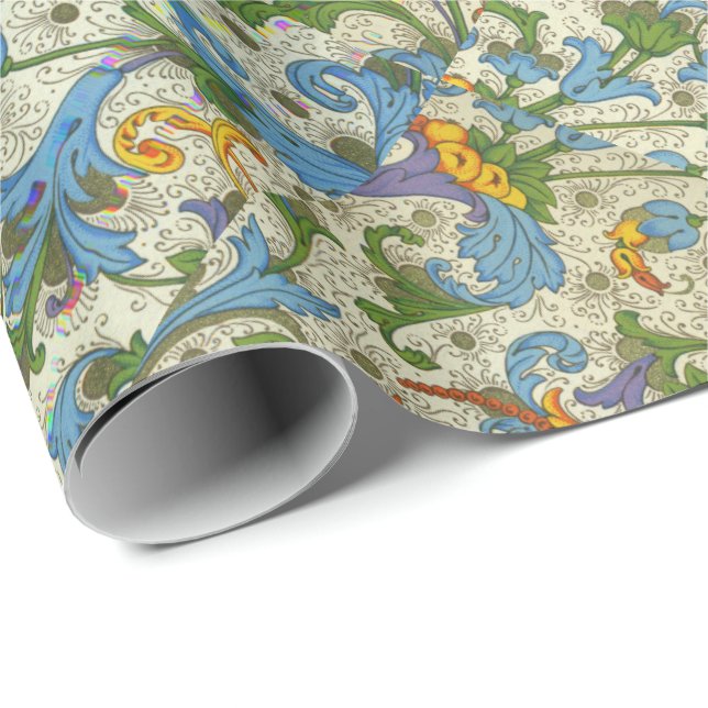 Positano Floral Wrapping Paper (Roll Corner)