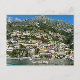 Positano, Italy Design Postcard