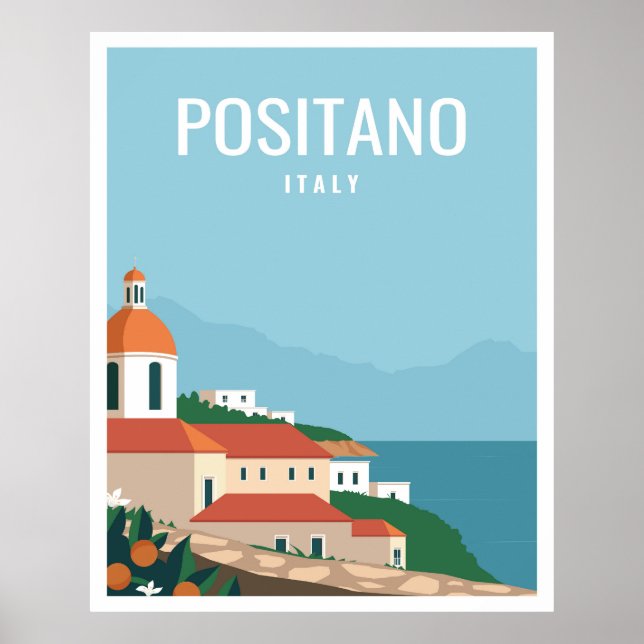 Positano Italy Poster (Front)