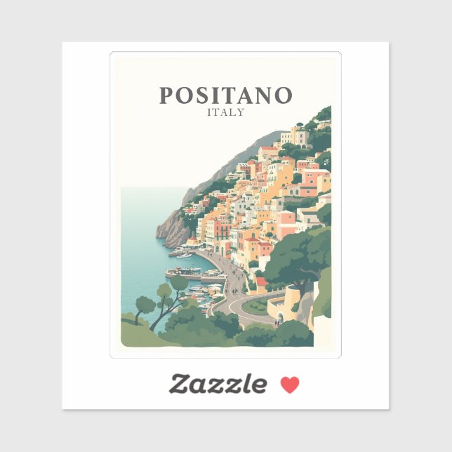 Positano, Italy Town Vintage  (Sheet)
