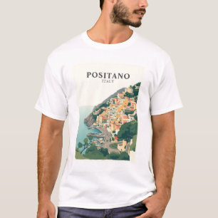 Positano, Italy Town Vintage  T-Shirt