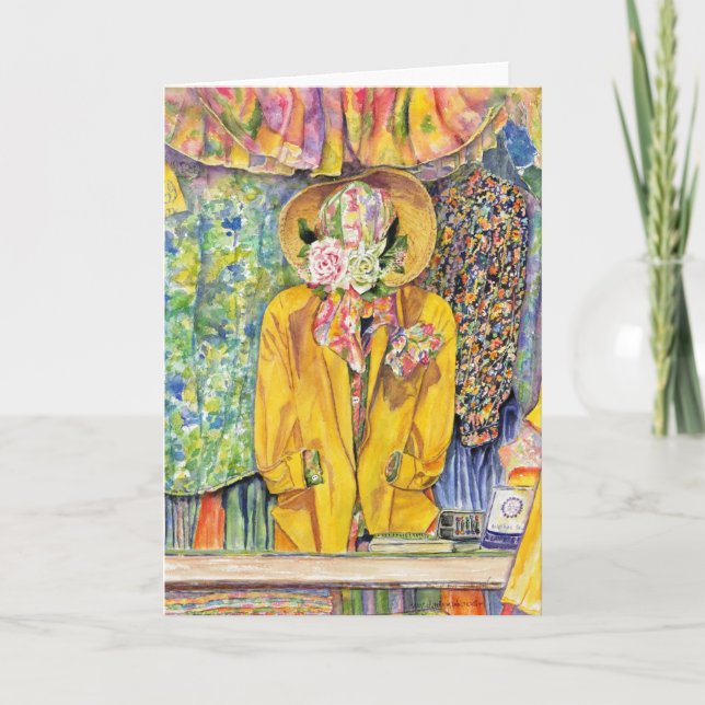 Positano Lady Notecards (Front)