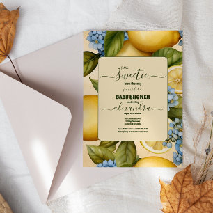 Positano Lemons Baby Shower Party Invitation