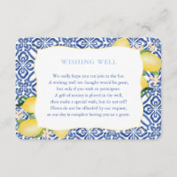 Positano Lemons Wishing Well Or Details Wedding