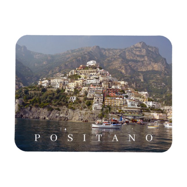 Positano panoramic view fridge magnet (Horizontal)