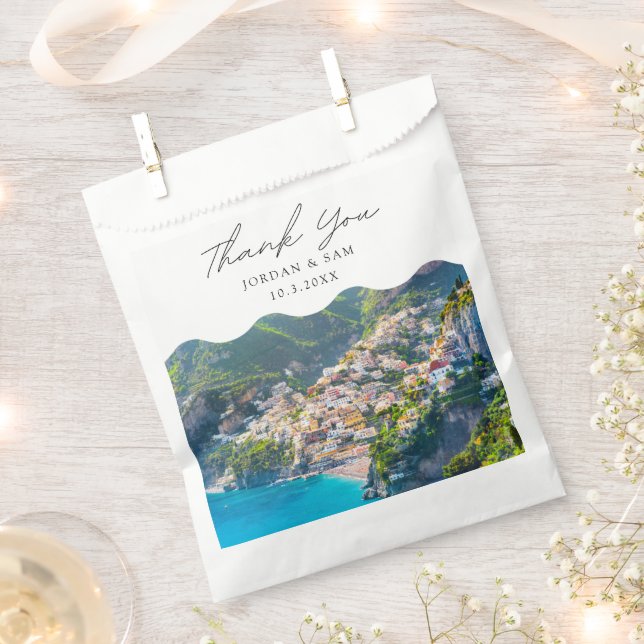 Positano Photo Amalfi Coast Wedding  Favour Bag (Clipped)