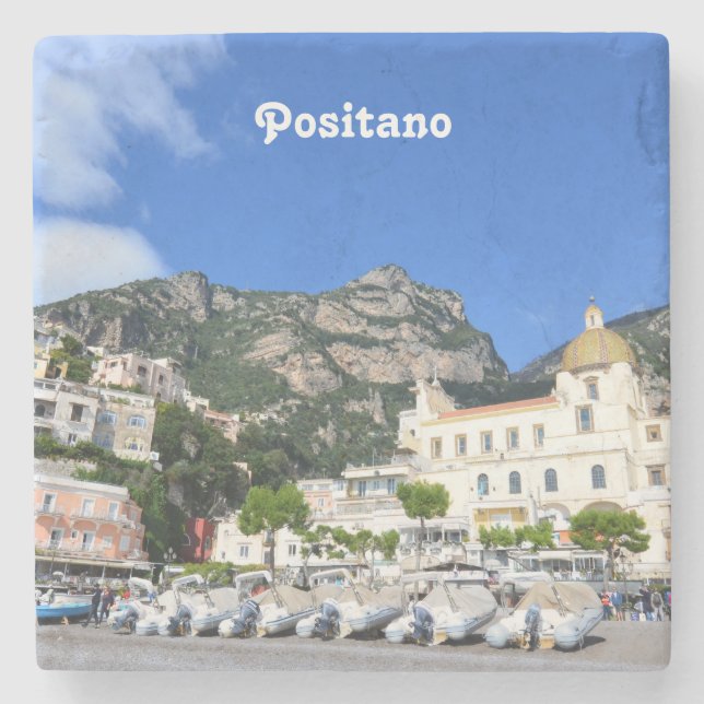 Positano Stone Coaster (Front)