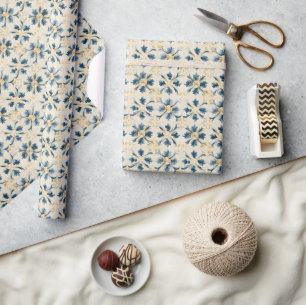 Positano Tiles: Classic Italian Wedding Beauty Wrapping Paper