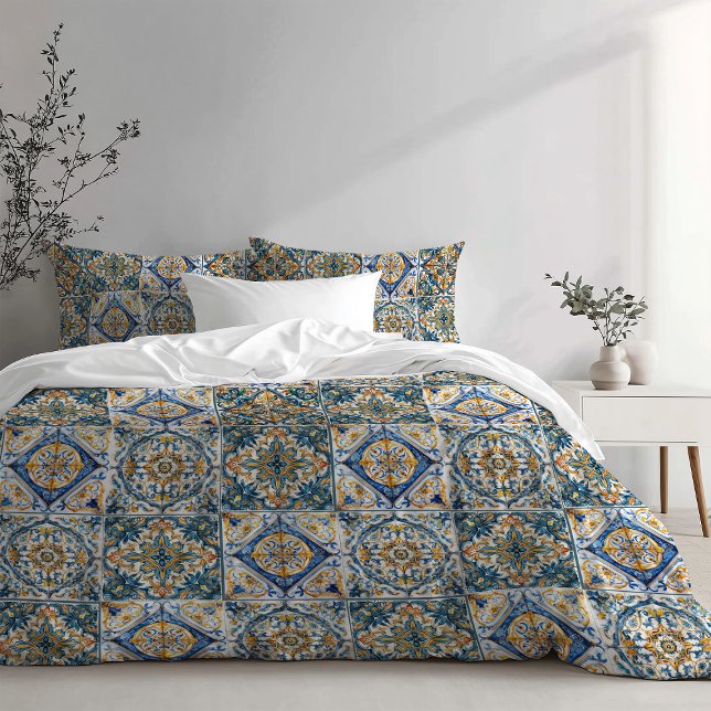  Positano Vintage Italian Tile Pillowcase (Creator Uploaded)