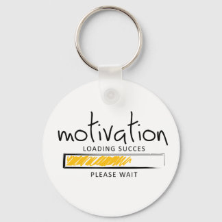 Positieve motivatie. Succes concept. Motivering Key Ring