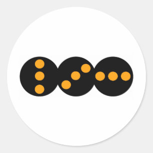 Position Light Signals Classic Round Sticker