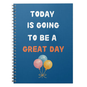 Positive Affirmation Balloon Notebook