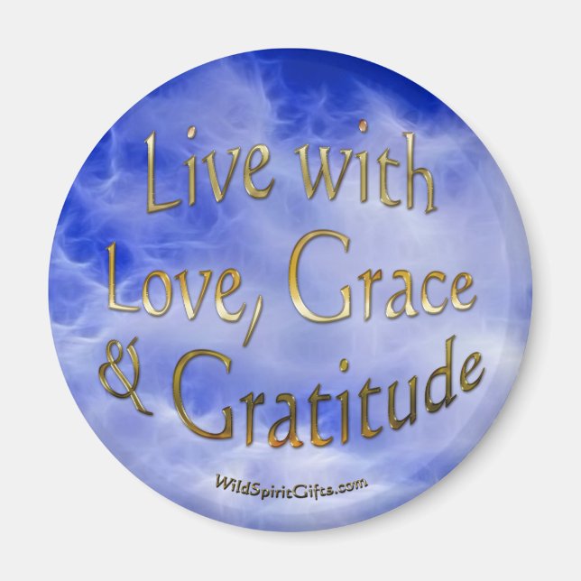 Positive Affirmation & Faith Magnet (Front)